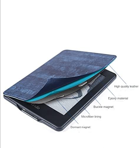 Калъф за Kindle 10th Generation 2019 (номер на модела J9G29R) - Тънък здрав калъф от изкуствена кожа, подходящ за