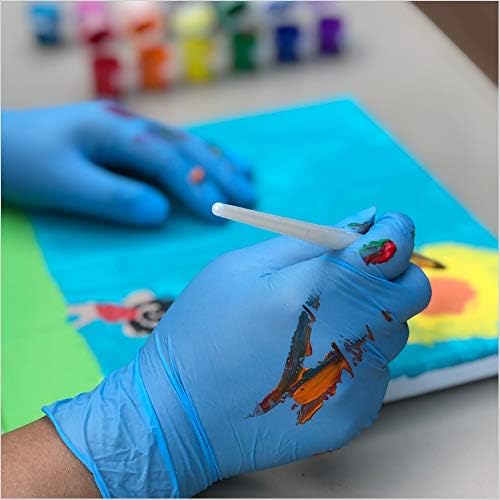 Ръкавици за еднократна употреба TRONEX Деца от нитрил за деца 6-12 години 100/1000 бр с текстура на пръстите си,