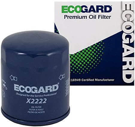 Маслен филтър ECOGARD X2222 Премиум-клас за един обикновен масло е Подходящ за Chevrolet Silverado 1500 5,3 л 2007-2013,