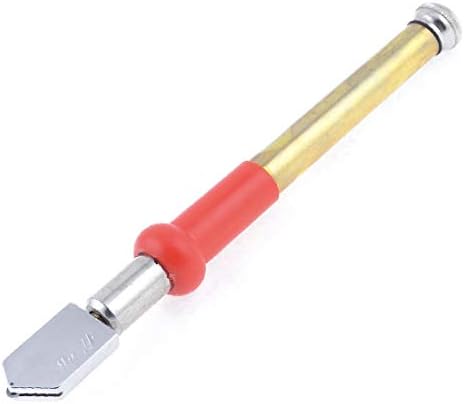 X-DREE Златисто-червено, Сребристо Метална дръжка 8 мм-11 мм Сачмен един елмаз за подаване на масло (Cortador de