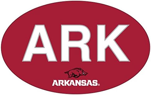 Овална Табелка с печатни букви Arkansas Razorbacks-Стикер Arkansas-Новост г.