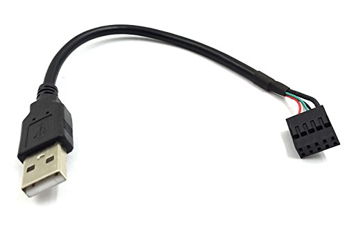 9-пинов USB Duttek за свързване на USB кабел, конектор, USB 2.0 Type A, за да се свържете 9-контактен конектор Dupont