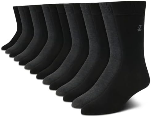 Мъжки Тържествено чорапи IZOD - Леки и Удобни чорапи за екипажа (14 пакети)