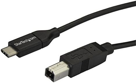 StarTech.com USB кабел C-USB B с дължина 2 метра на 6 метра - USB 2.0 Кабел за принтер USB Type C M/M кабел USB