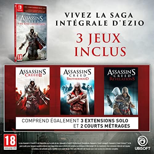 UBI SOFT ФРАНЦИЯ Assassin ' s Creed Колекция Ezio (Nintendo Switch) Черен