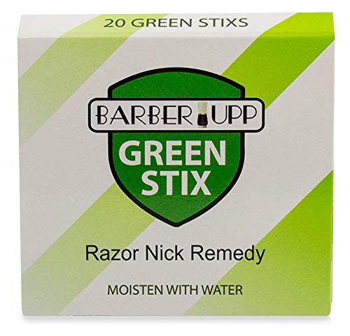 Принадлежности за бръснене BARBERUPP Styptic Stick (Green Stix, 6 бр. в опаковка) Спират кървенето При разфасовки
