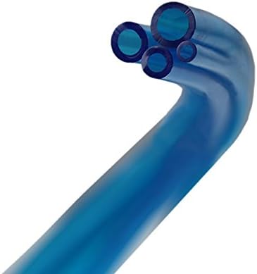 Ролка маркуч за топливопровода Raider от полиуретан, синьо (5 фута x 1/8 инча)