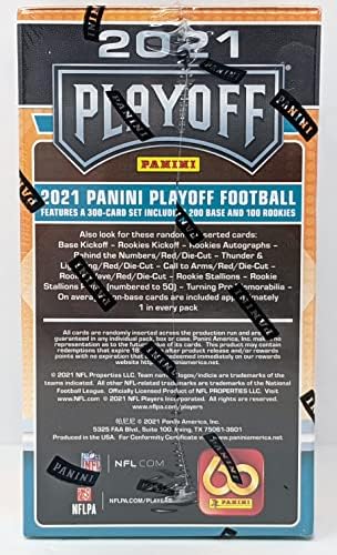 Скоростна футболни blasters Панини Playoff NFL 2021 (56 карти) Един автограф или Мемориална пощенска картичка