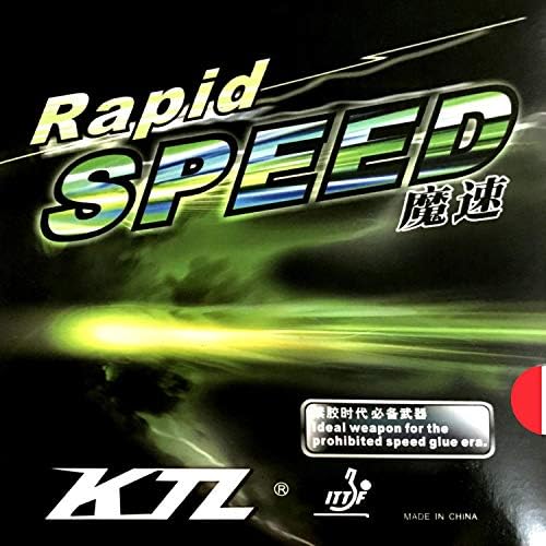 Марка: KTL LKT Rapid Скоростта (Быстроходный) части за тенис на маса (Пинг-понг) с Гумена гъба (червена, 2.0 мм)