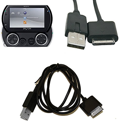 Нов Черен кабел 2-в-1 USB 2.0 за синхронизация на данни и зарядно устройство за Sony PSP GO
