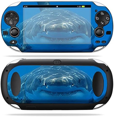 Кожата MightySkins, съвместима с PS Vita системата, PSVITA, Playstation Vita, преносима стикер-филм, скинове акули
