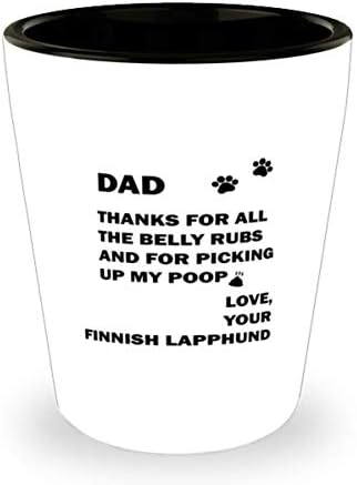 Татко финландския лапландца, Благодаря ви За Всичко Потупва корема и За Това, Че Отне Ми една чашка за какашек на
