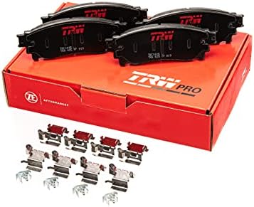 Комплект дискови спирачни накладки TRW Pro TRM1746 За Ram ProMaster 1500 2014 Г., Задно и други приложения