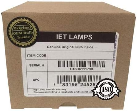 Лампи IET - Истинска оригинална замяна на лампата с корпус OEM за проектор Mitsubishi HC4000 (OSRAM вътре)