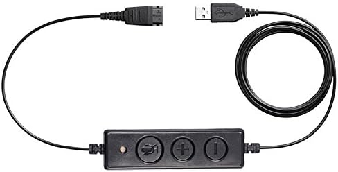 Слушалки за call-центъра на USB куплунга, а QD-Кабел-Адаптер за Слушалки Jabra GN с Регулируеми сила на Звука и