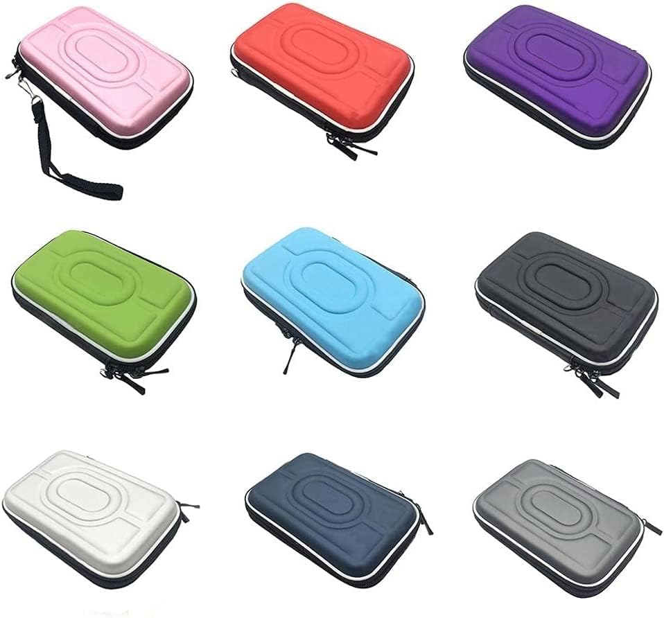 Rymfry Твърд Калъф Чанта За Носене Протектор Цветна Замяна за 3DS NDSi NDSL за Gameboy GBC, GBA (Лилаво)