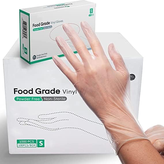 За еднократна употреба от Винил, ръкавици SIYECAO за хранителни продукти - Без прах и латекс — За готвене, сфера