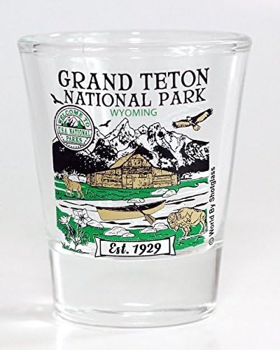 Са подбрани Чаша серията Grand Teton Wyoming National Park Series