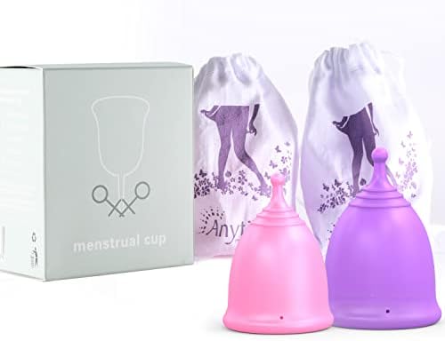 Менструални чаши 1 опаковка - за Многократна употреба - Мек медицински силикон менструални чаши за периода на менструация