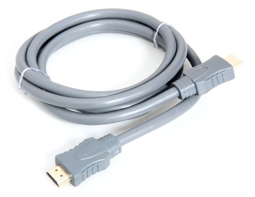 Кабел HDMI-HDMI дължина 1,8 м за Xbox 360, PS3 (сив)