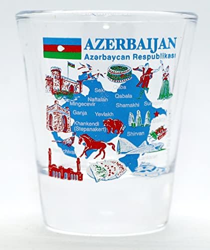 Азербайджанските забележителности и Икони, Колаж от Чаши за вино