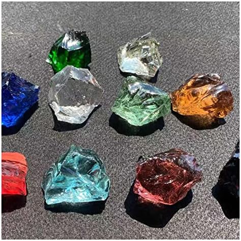 Стъклен камък с глазура от 7 Чакри, Прозрачна Кристална Чаша За Акробатика, Чакра на Рейки, Заздравяване Медитативна