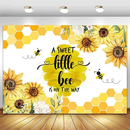 Сладка Малка Пчела вече в пътя, Фон за Снимки, 7x5 фута, и за Душата на Новороденото, като може Пчела, Цветен Фон