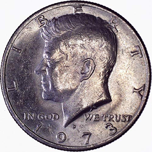 1973 Г. Кенеди Полдоллара 50 цента На Около необращенном формата на