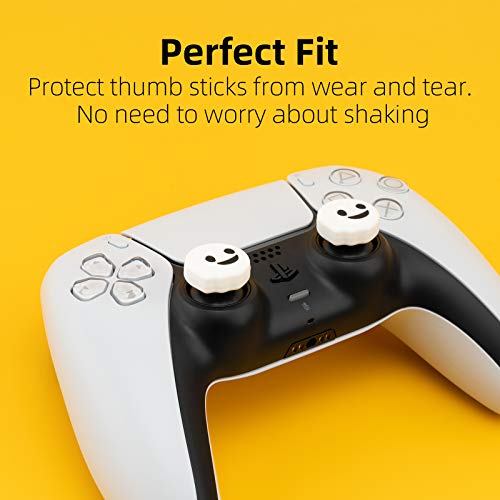 Дръжки за палеца контролер GeekShare Сладко Светия Playstation 4/5, Мек Силиконов калъф за палеца, който е Съвместим