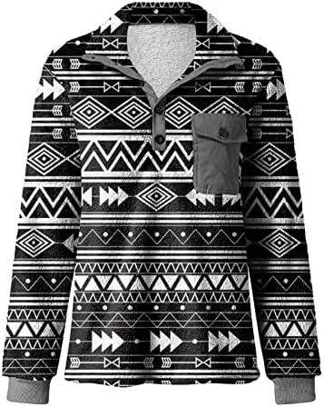 Мъжки Блузи и Пуловери от Руното, Реколта Забавни Пуловери в Стила на Ацтеките, Празничен Пуловер с къси ръкави