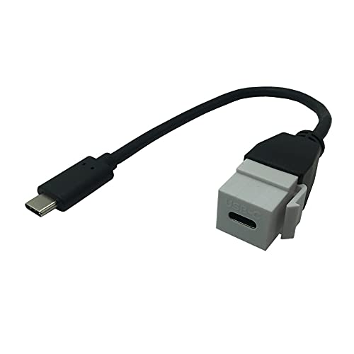 Стенни Пластинчатая Изход USB 3.1 Type C Трапецеидальный Конектор Тип Мъж-Жена Свързване Поставяне на Конектор Кабелна