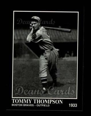 1994 Конлон 1244 Томи Томпсън Бостън Брейвз (Бейзболна картичка) Ню Йорк/ MT Braves