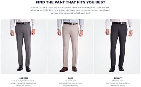 Мъжки панталони Kenneth Cole's Slim Fit, Позволявайте на влагата, от Kenneth Cole
