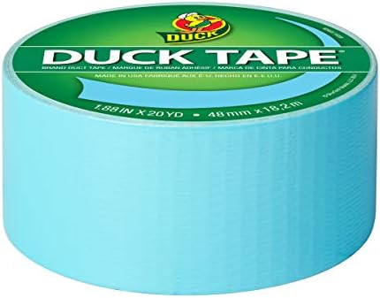 Duck Brand 240980 Цветна Патешки лента Замразен син цвят, 1,88 инча на 20 Ярда, в една ролка