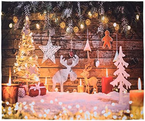 Коледен Фон на картина като Фон за снимка: Стенен Гоблен, Стенно Одеяло, Коледно Дърво, Завеса за Душ, Покривка,