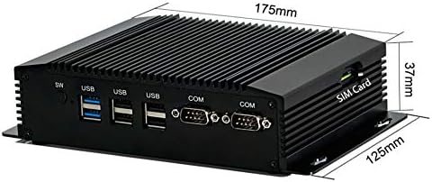 Безвентиляторный индустриална PC PARTAKER, мини-КОМПЮТЪР с процесор Celeron J1900 / N3520 / N2920, 8 GB оперативна