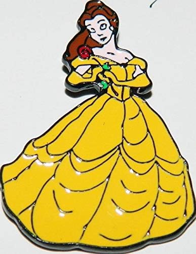Символ на принцеса Belle 1 x 1 1/2 Эмалевая Жени sm