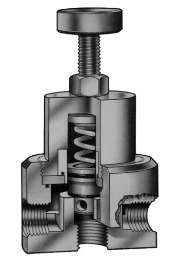 Паралелно клапан R-K Industries серия НЛБ 1/2 PVDF За понижаване на налягането на 10-80PSG, Вакуум-150PSIG Viton