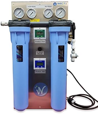 Търговска система за пречистване на водата обратен осмосом WECO IMPT-РО (450+ GPD с. л.)