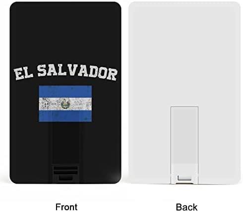 Флаг на Салвадор Кредитна Карта USB Flash Персонализирана Карта с Памет Key Storage Drive 32G