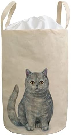 Кошница за дрехи, Сгъваема Британска Късокосместа Котка кош За Мръсни Дрехи Водоустойчива Чанта Органайзер За Съхранение