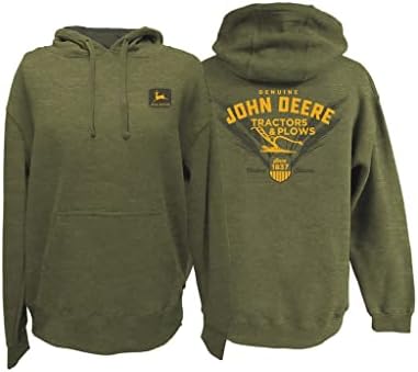 John Deere Реколта Трактори и Плугове Мъжки Hoody с качулка, Пуловер, Hoody