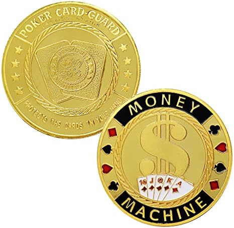 Паричен Машина Покер Щастлив Медальон Чип Натиснете Щастливата Монета Предизвикателство Колекция от монети