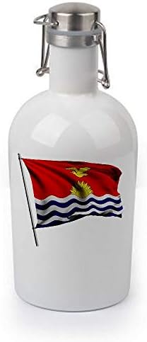 ExpressItBest 64oz Growler - Флаг Кирибати (Kiribatian) - Изобилие от възможности