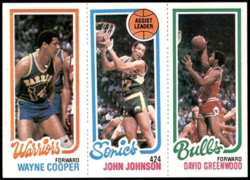 1980 Топпс 95/226/45 Уейн Купър/Джон Джонсън/Дейвид Гора (Баскетбол карта) NM/MT