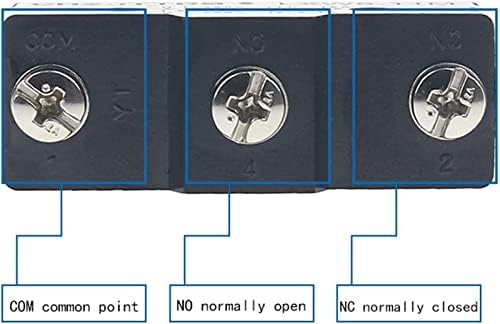 Berrysun Микропереключатели Мед точков превключвател за напредъка на крайния изключвател Микропереключатель LXW5-11G1 G2 G3 2277 Q1 Q2 M Z1 D1 78 24 N1 N2 Ключ за позициониране (Цвят: Lxw5