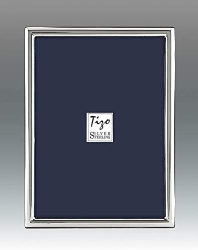 Тесен однотонная рамка за снимки Tizo 5 X 7 инча от сребро 925 проба (1872-57)