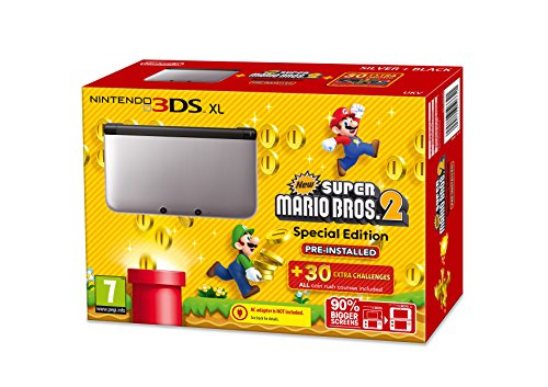 Конзола Nintendo 3DS XL Сребриста Новата Супер Марио Брос. 2