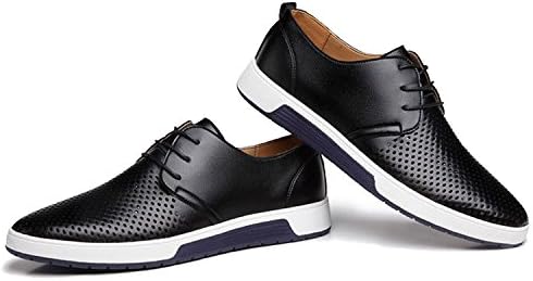 ZZHAP Мъжки Ежедневни Оксфорд обувки Дишащи Модни Обувки на плоска подметка