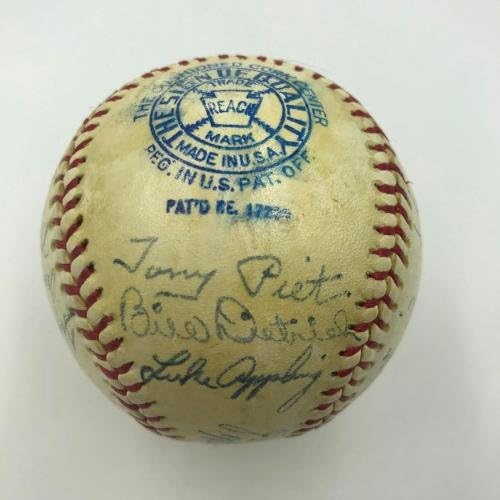 Прекрасен екип на Чикаго Уайт Сокс 1937 година Подписа договор с JSA COA Американската лига бейзбол - Бейзболни